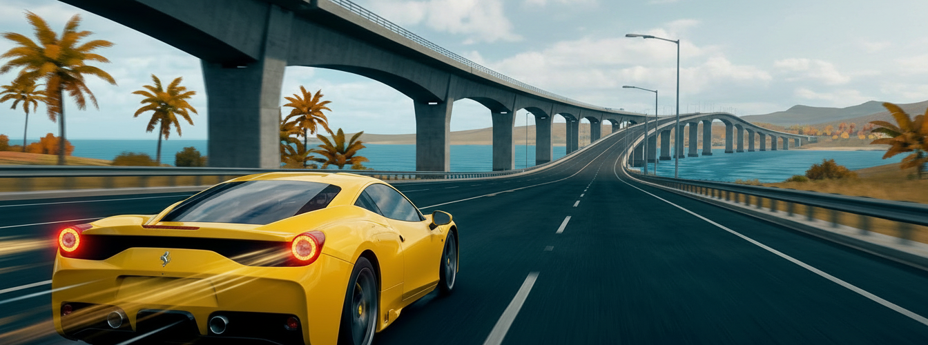 FH6 Irabuohashi Bridge Speed Trap Guide