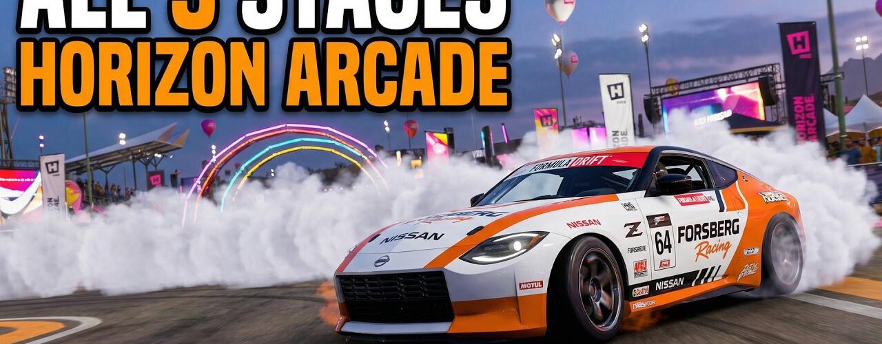 FH5 Horizon Arcade Mini Game Daily Challenge – 3 Stage Drifting Win | Nissan Z