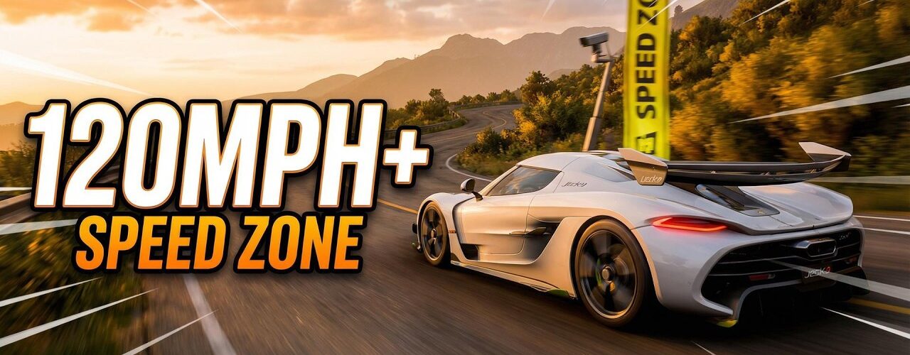 FH5 Cordillera Speed Zone – Hit 120mph Fast | Koenigsegg Jesko Tune
