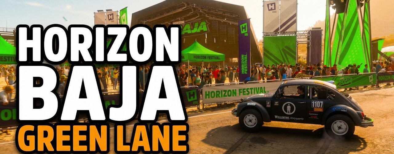 FH5 Green Lane Daily Challenge – Visit Horizon Baja Festival Outpost | Horizon Road Trip Autumn