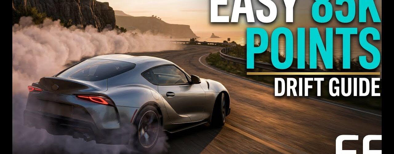 FH6 Seaside Trail Drift Zone Guide (Easy 85,000 Pts)