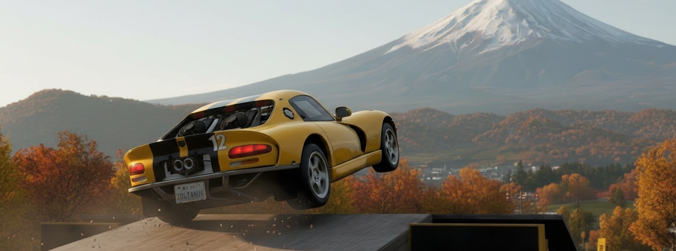 FH6 Mt Fuji View Danger Sign Guide (Autumn Playlist)