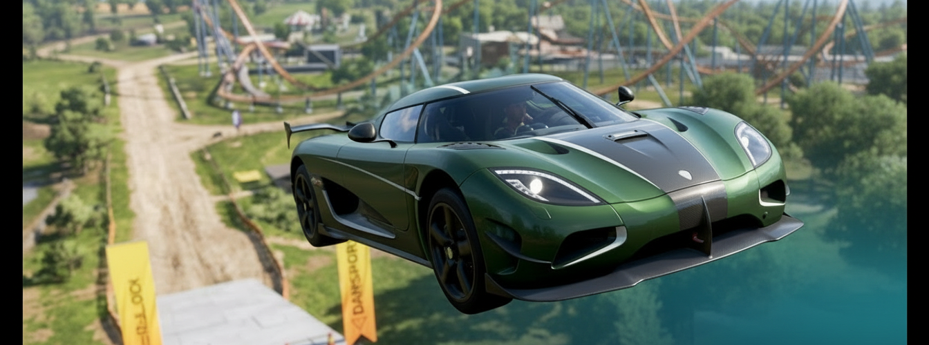 FH6 Roller Coaster Leap Danger Sign Guide (Easy 1,000ft+)