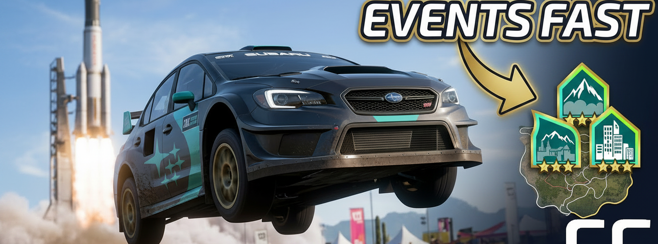 FH6 Rushing to the finish: Horizon Rush Event Guide