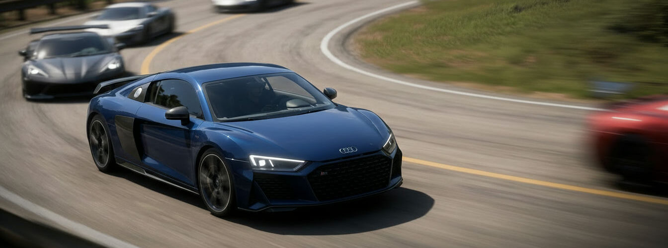Audi R8 Coupe V10 GT-RWD Tune for FH6 Dango Dashes