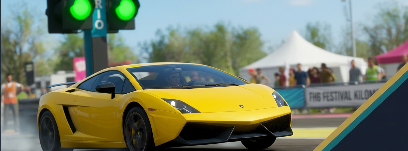FH6 Festival Kilometer Drag Meet: Easy 15.5s Tune Guide