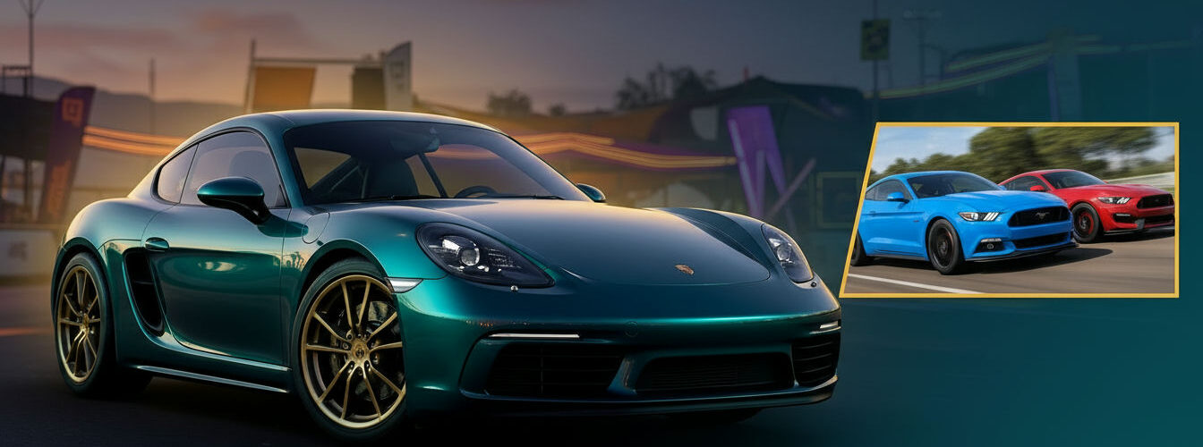 Porsche 718 Cayman GTS Tune for FH6 Trial 'Fun Fair'