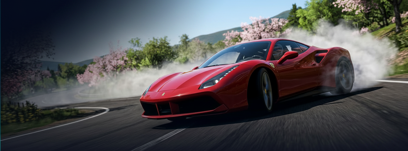 Ferrari 488 GTB Drift Tune for FH6 Nukabira Turn
