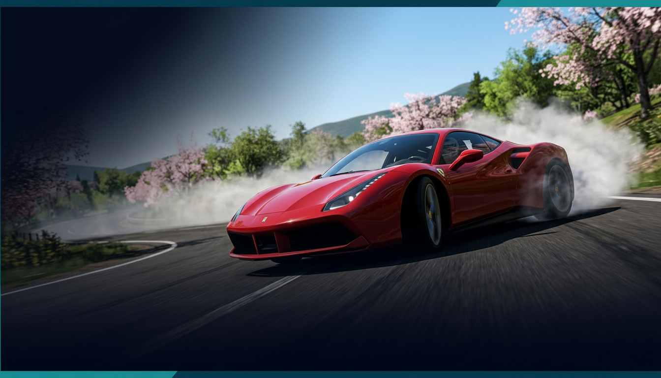 Forza Horizon 6 Nukabira Turn Drift Zone: Ferrari 488 GTB Tune
