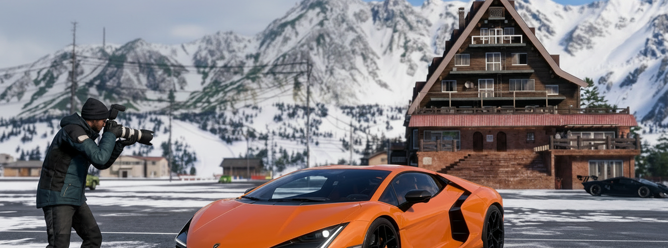 Find the Sotoyama Ski Chalet Fast in FH6 | #SkiHoliday