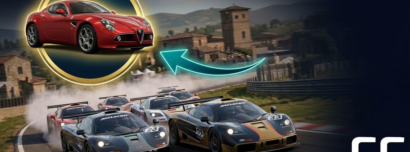 How to Unlock Alfa Romeo 8C Fast in FH6 Spec Racing