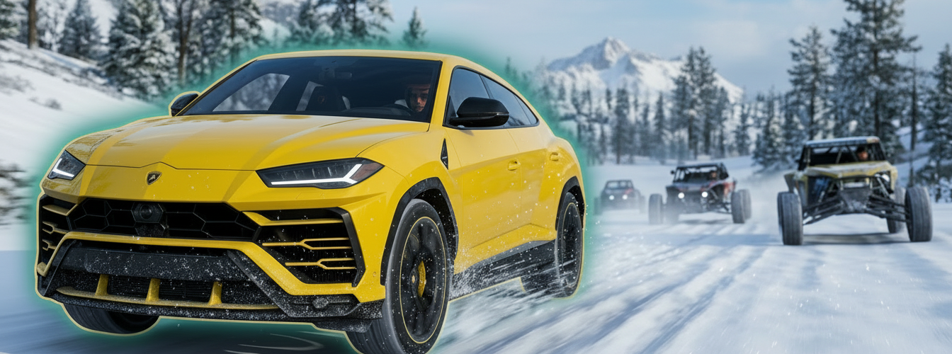 Lamborghini Urus Tune for It's Snow Problem At All - FH6